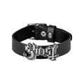 Ghost Leather Wristband