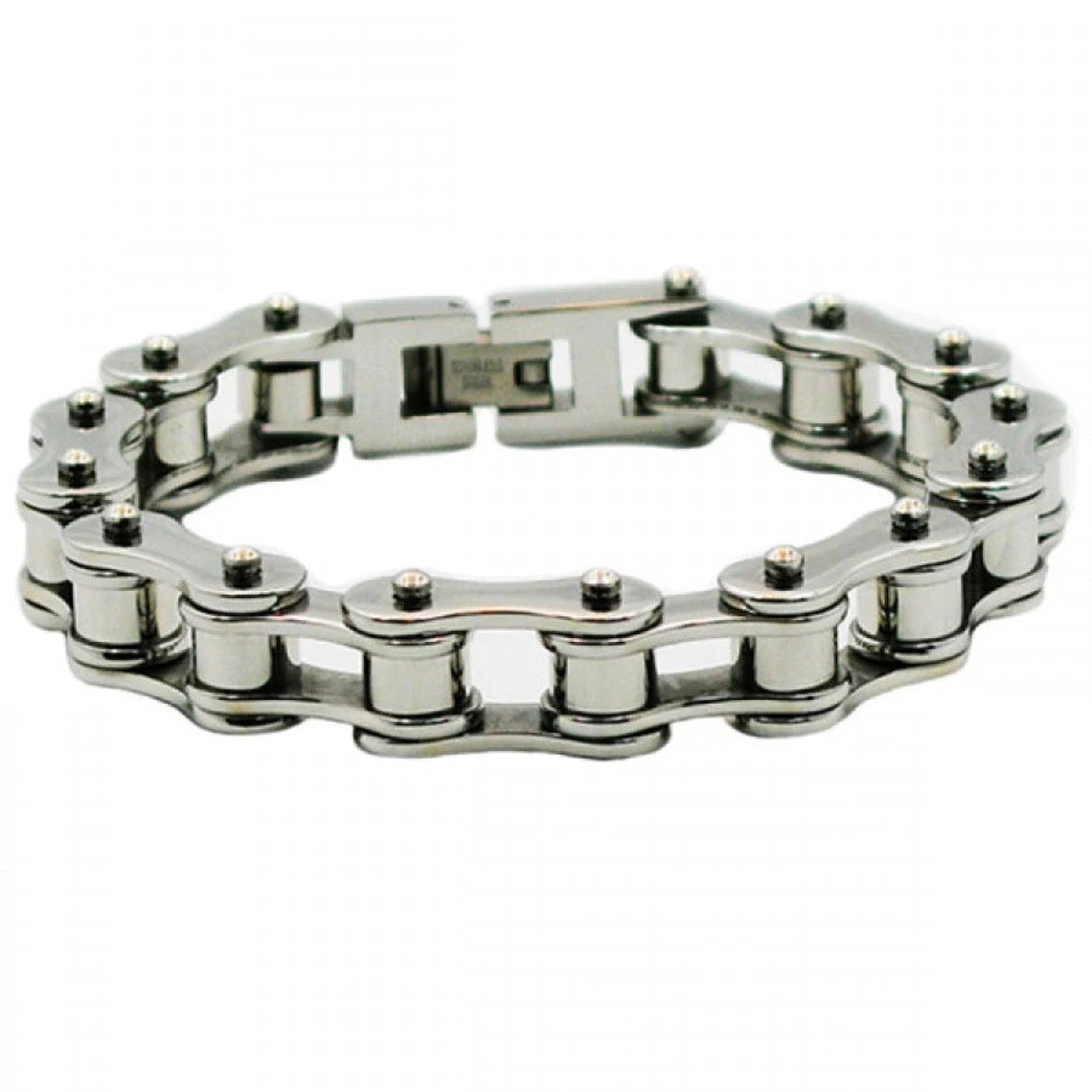 Unisex Stainless Steel Bicycle Chain Bracelet