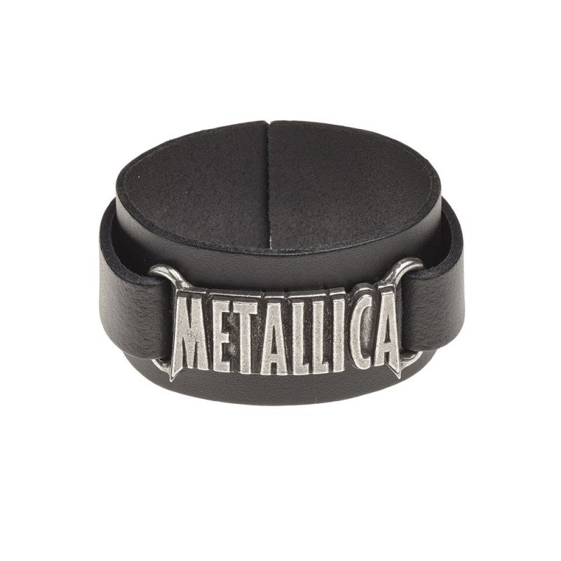 Metalica Leather Wristband