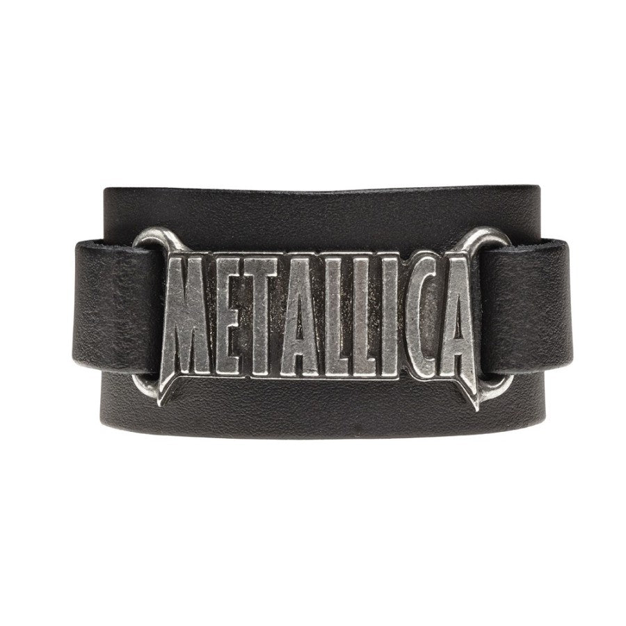 Metalica Leather Wristband