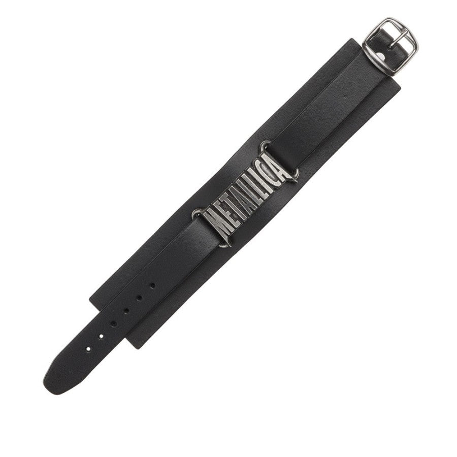Metalica Leather Wristband