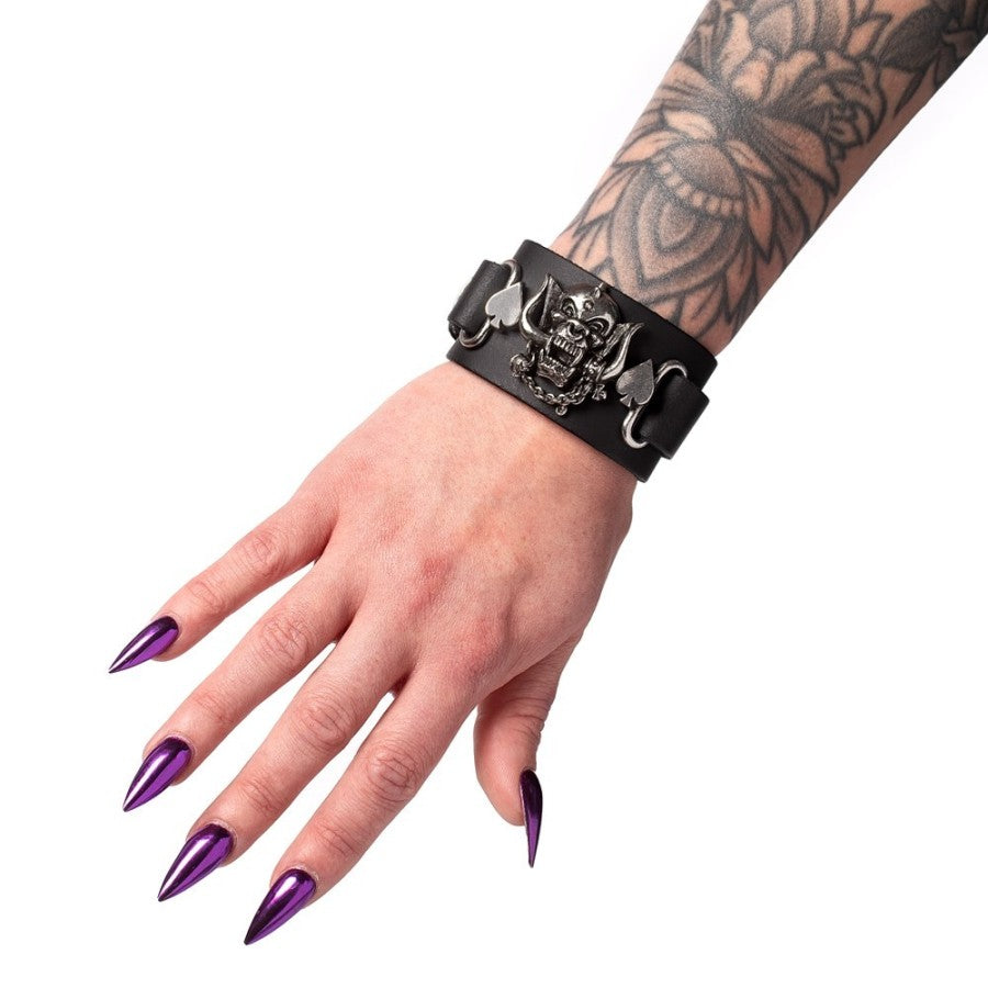 Motorhead: Warpig Leather Wristband