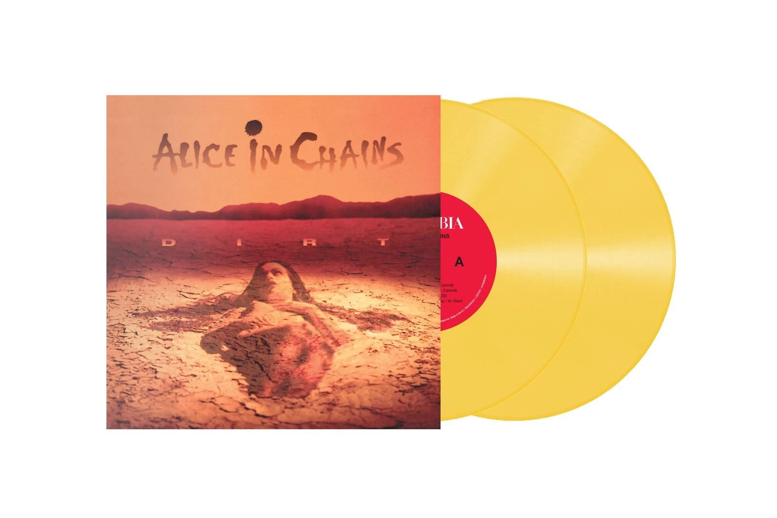 Alice in Chains - Dirt Limited Edition Opaque Yellow 2LP Vinyl 12" Album