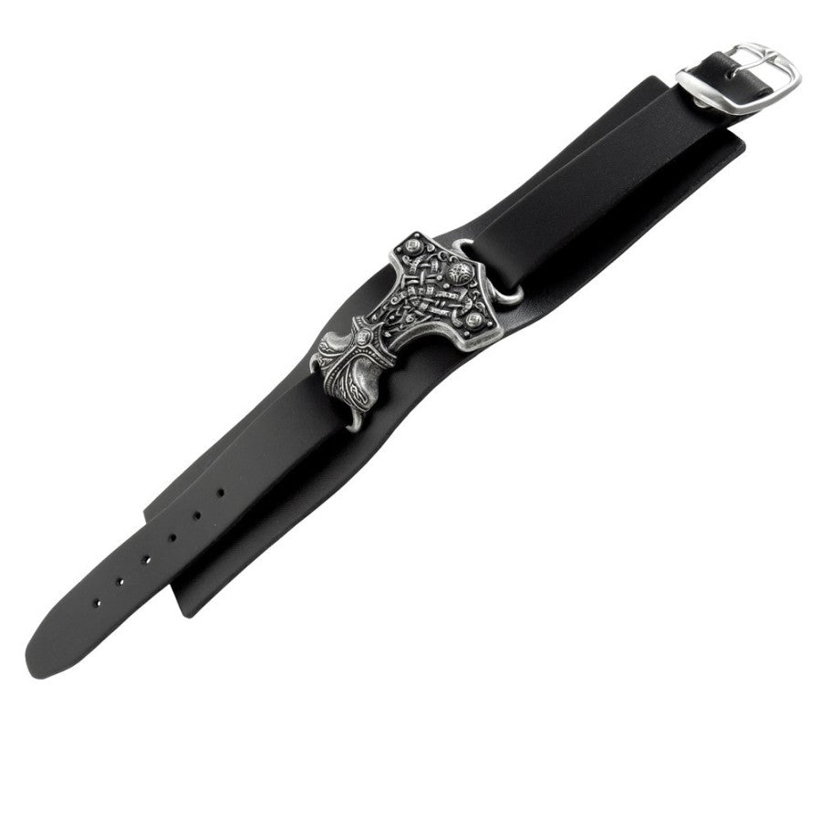 Thunderhammer Leather Wristband