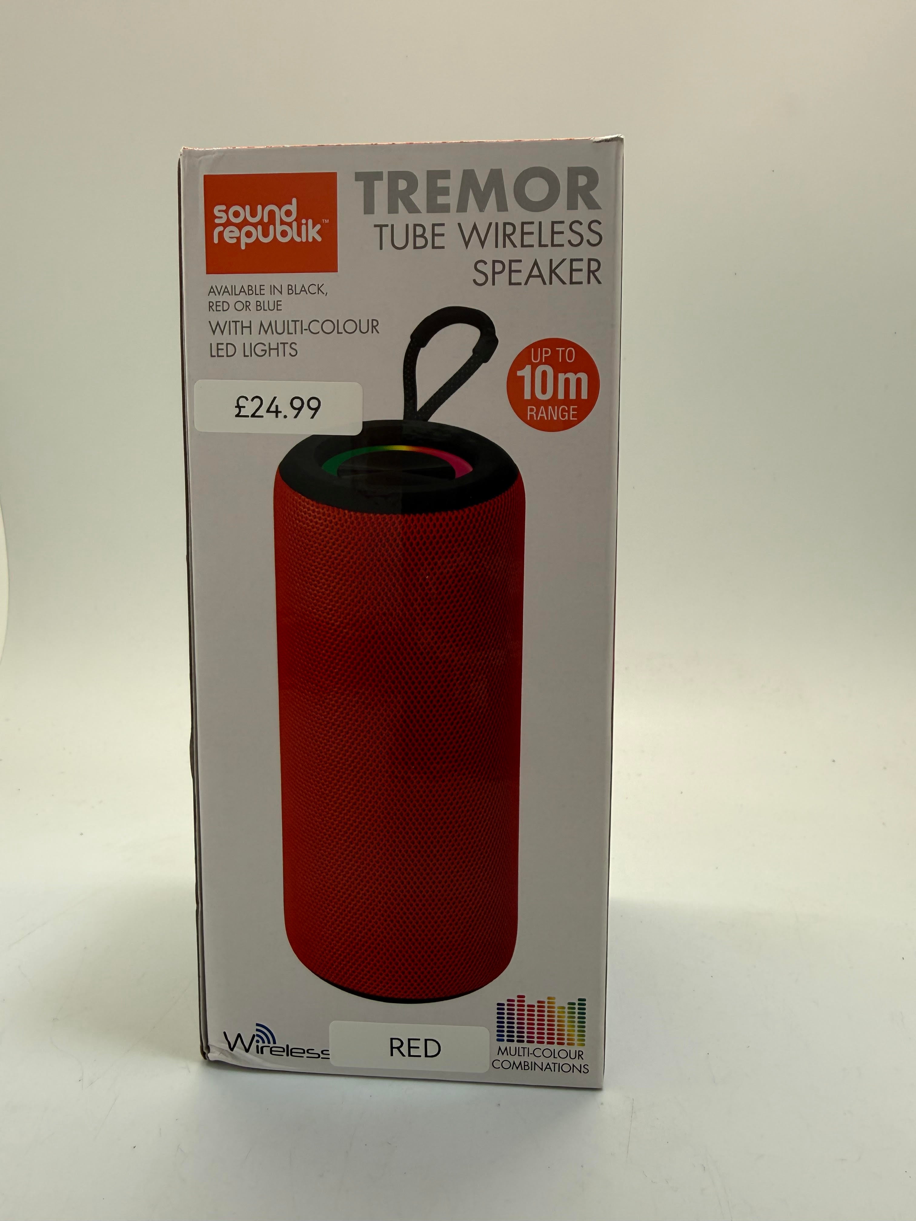 Sound Republik Tube Wireless Speaker with Lights Bluetooth portable Speaker