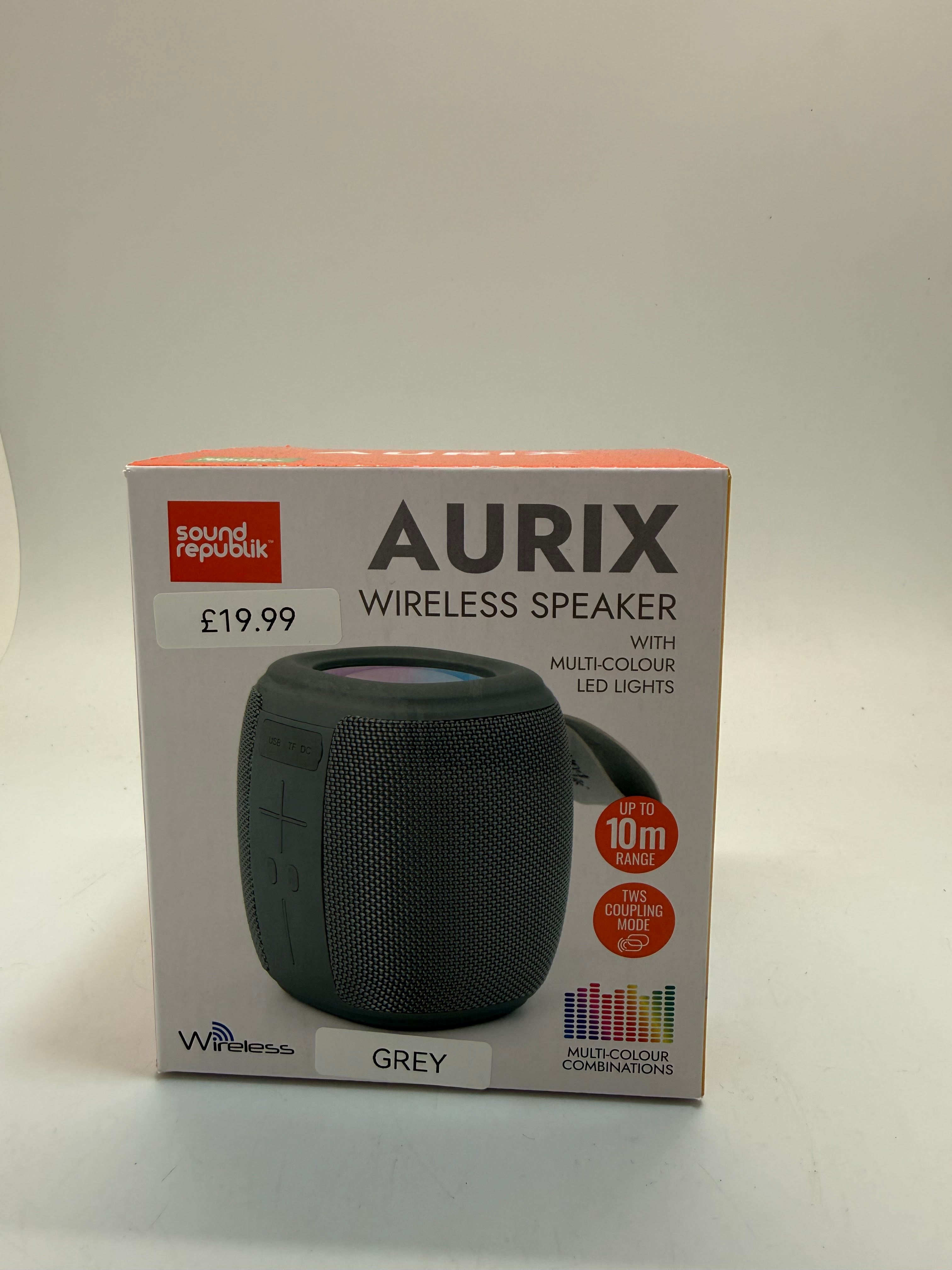 Sound Republik Wireless Fabric Speaker with RGB 3 Assorted
