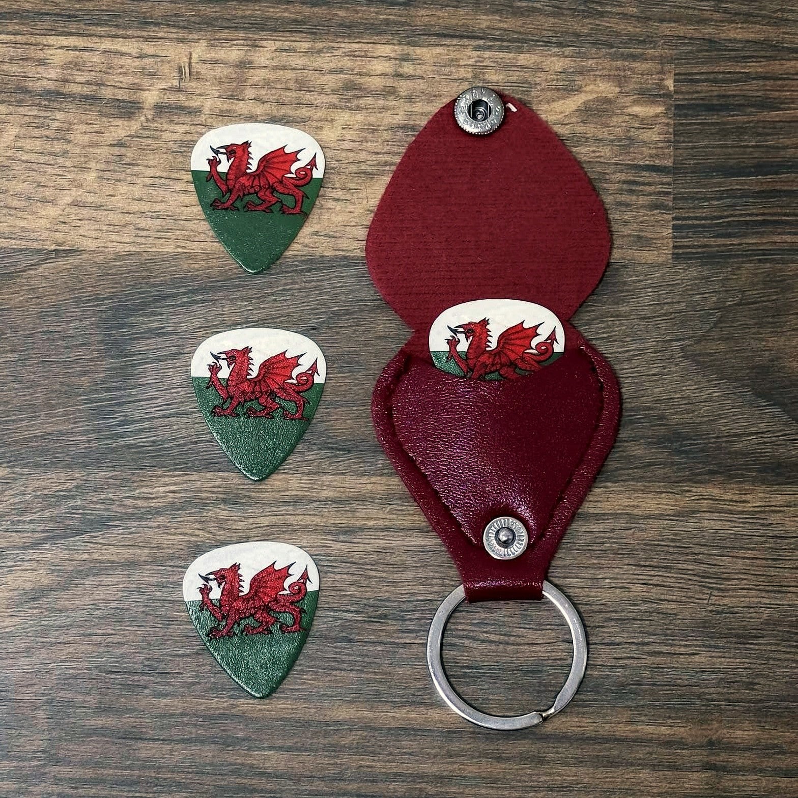 Wales Guitar Picks and Holder